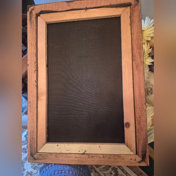 Vtg Black Velvet Boy & Girl-Childern Praying Paintings Pair Mexico Signed 24"x20 - Picture 3 of 12